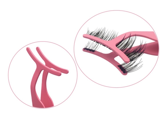 Magnetic False Eyelash Tweezers Multifunctional Stainless Steel Easy Use