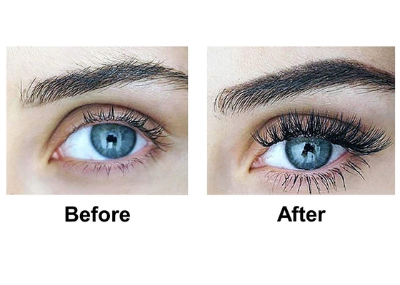 No Glue 3D Mink Eyelashes Wear Comfortable Magnetic 4 Magnets 30mm * 6mm