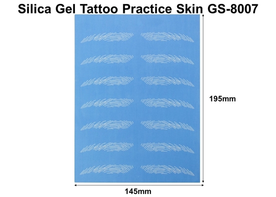 Soft Silicone Tattoo Practice Skin Size 195mm*145mm For Beauty School Students