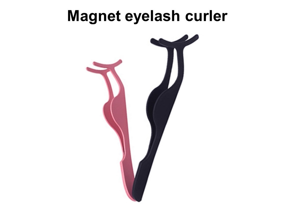 Magnetic False Eyelash Tweezers Multifunctional Stainless Steel Easy Use