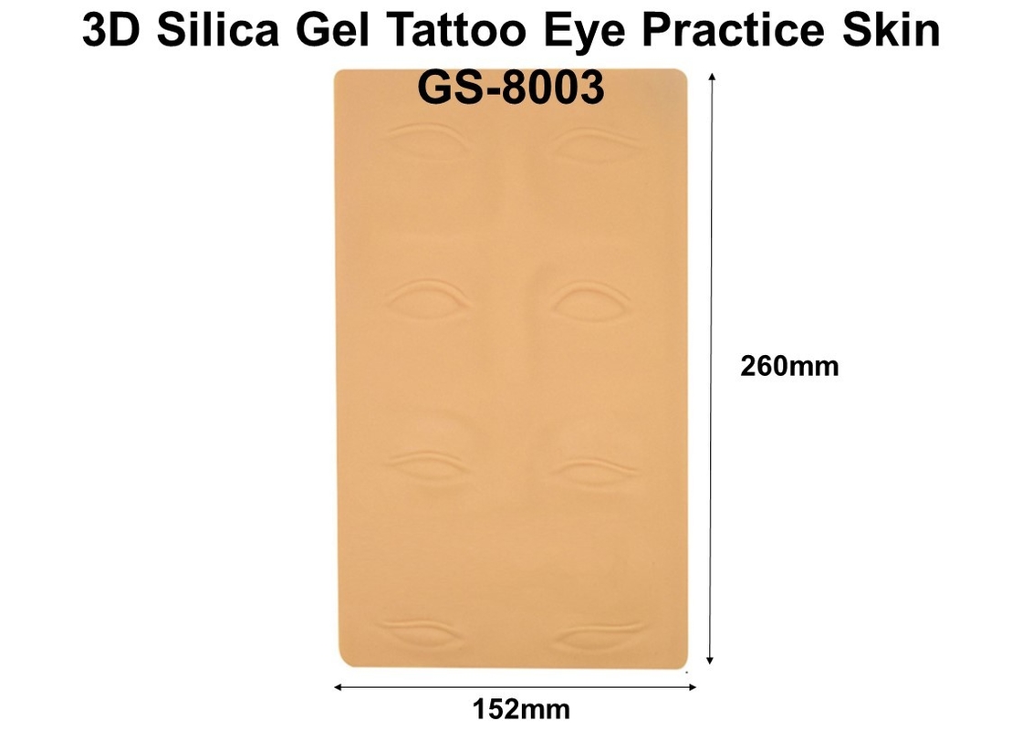 Fake Tattoo Training Skin , Eyebrow Tattoo Practice Skin Easy Coloring
