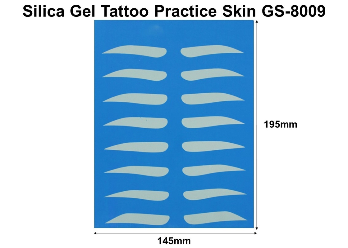 Fake Skin Material Silicone Tattoo Skin Double Sides Size 195mm*145mm