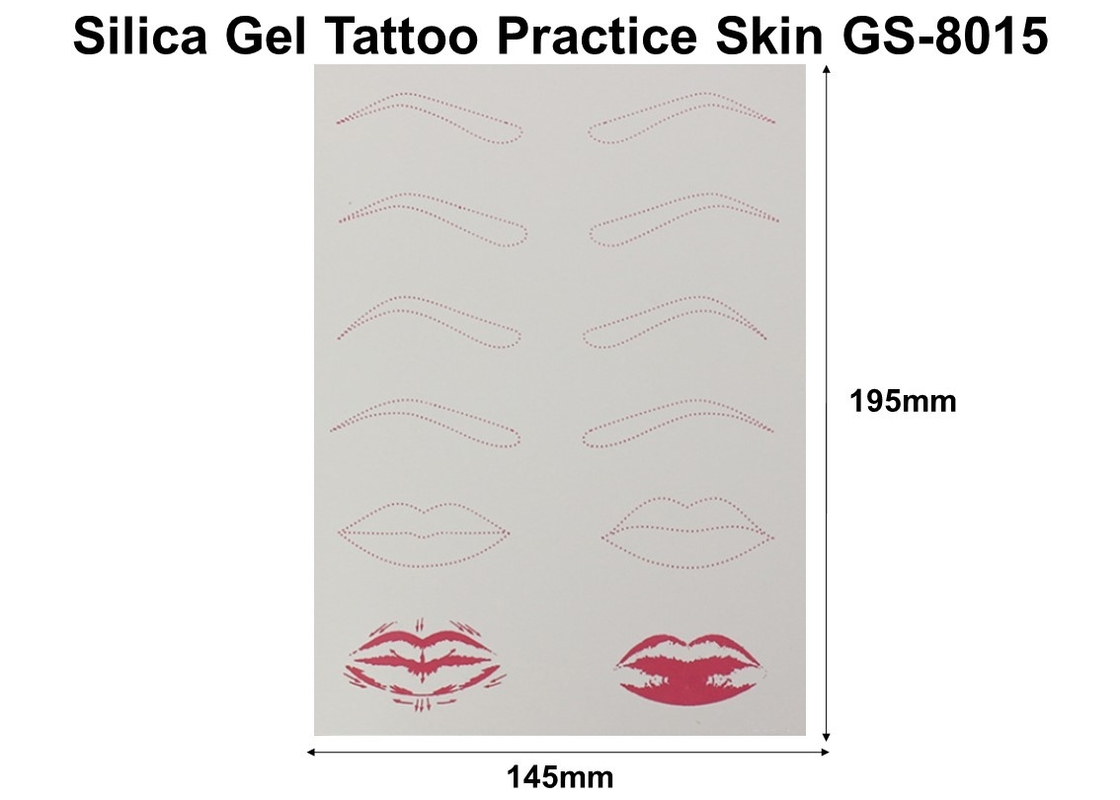 Silica Silicone Tattoo Practice Skin Disposable For Gel Professional Beginner